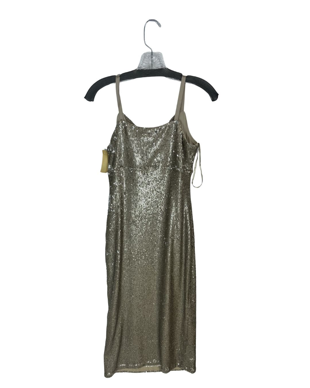 WHITE HOUSE Black Market Cowl Neck Sequin Midi Dress (Size 4)