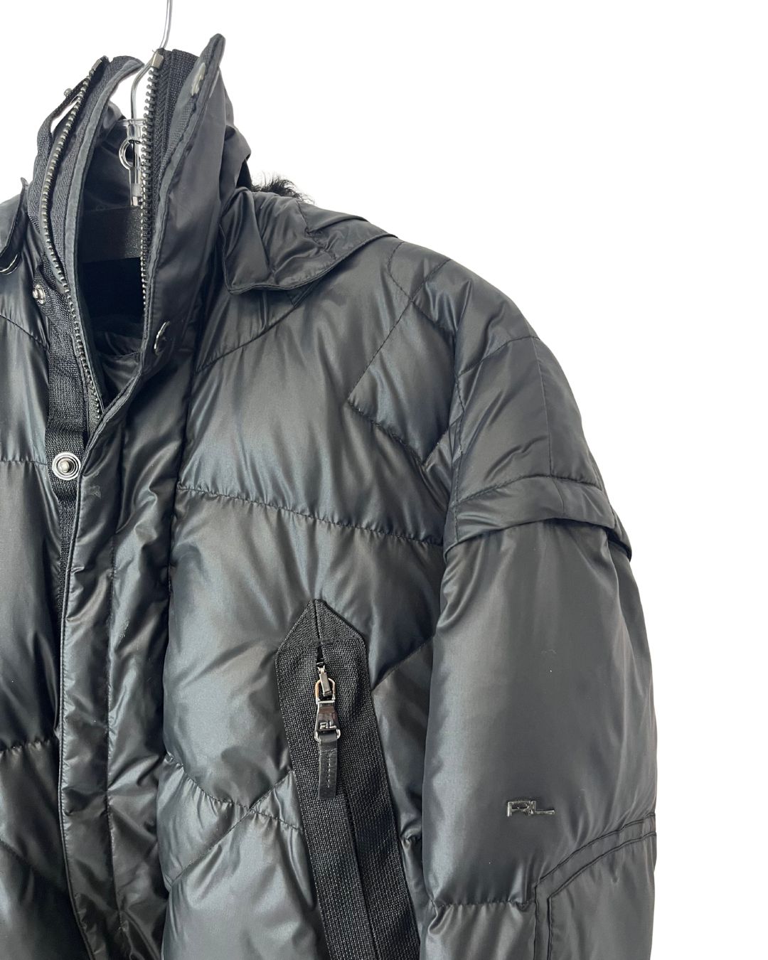 RALPH LAUREN Black Puffer Coat (Size M)