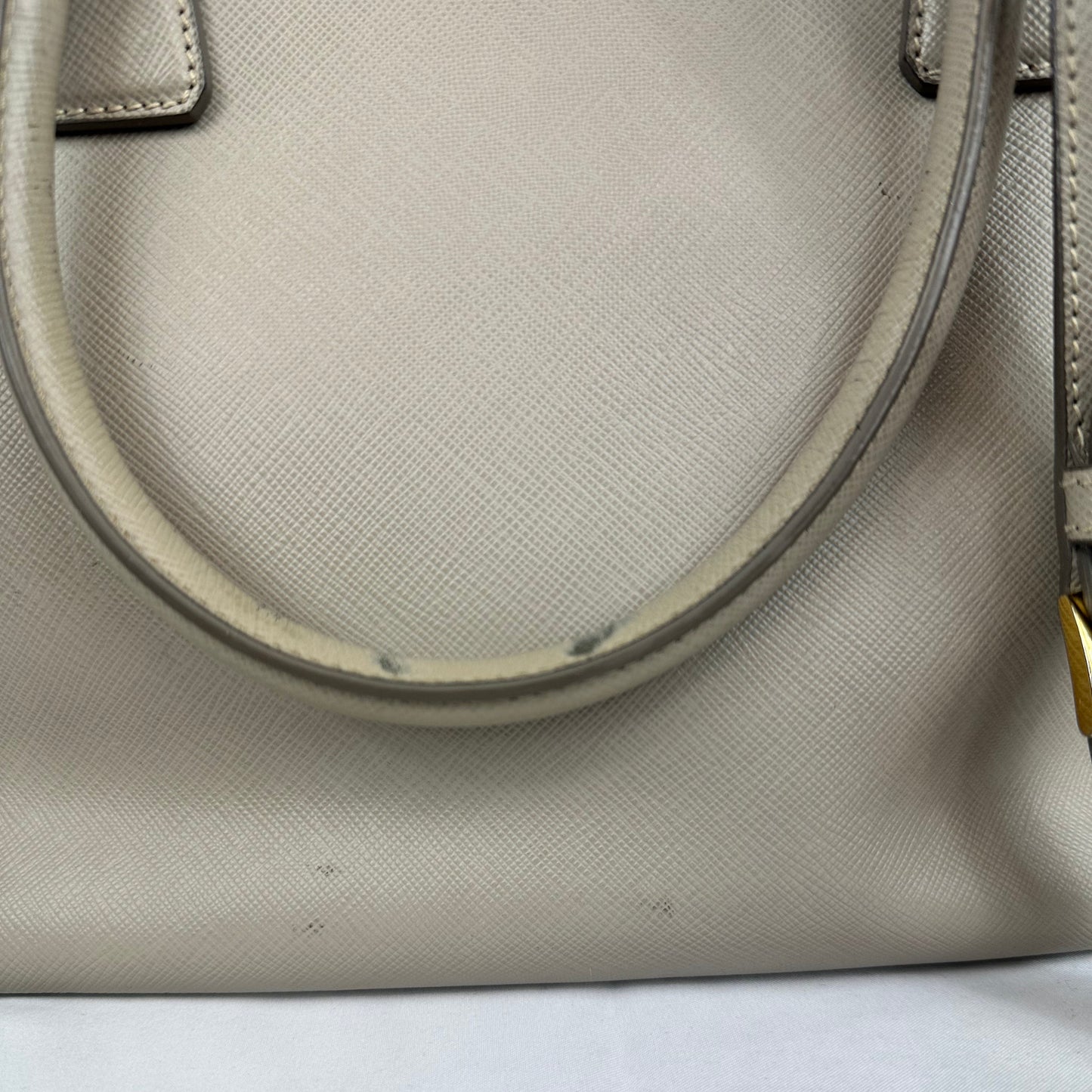 PRADA Galleria Beige Handbag