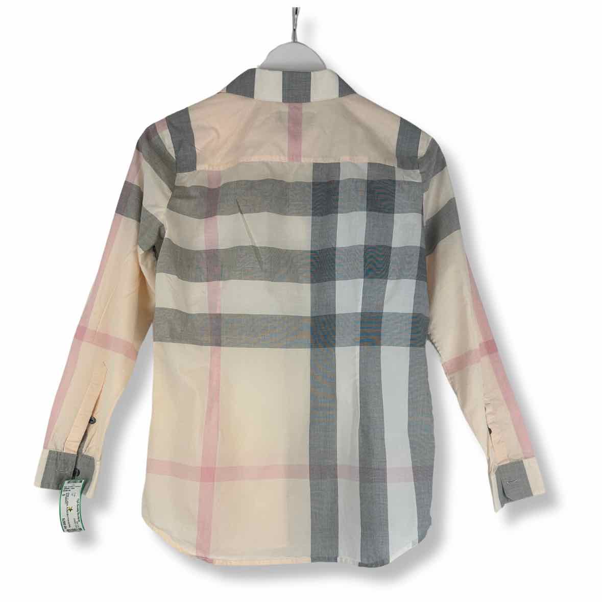 BURBERRY Pink Classic Plaid Button-Up