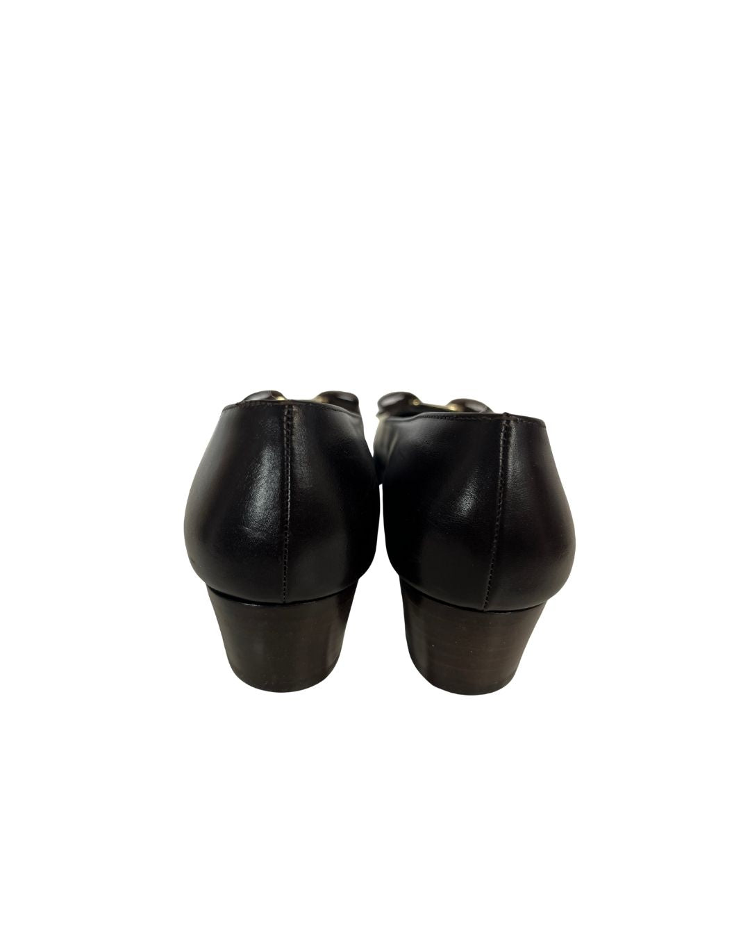 FERRAGAMO Vara Bow Brown Pump Heels (US 7)