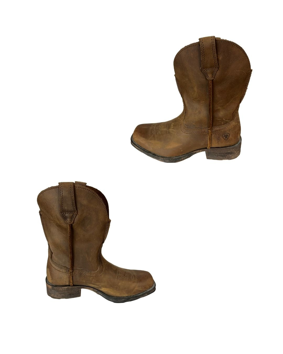 ARIAT Rambler Distressed Brown Leather Boots (US 5.5)