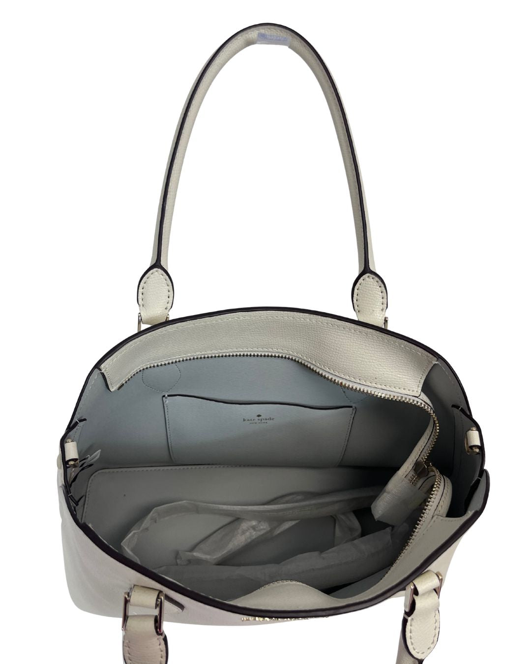 KATE SPADE Darcy Small White Satchel Handbag