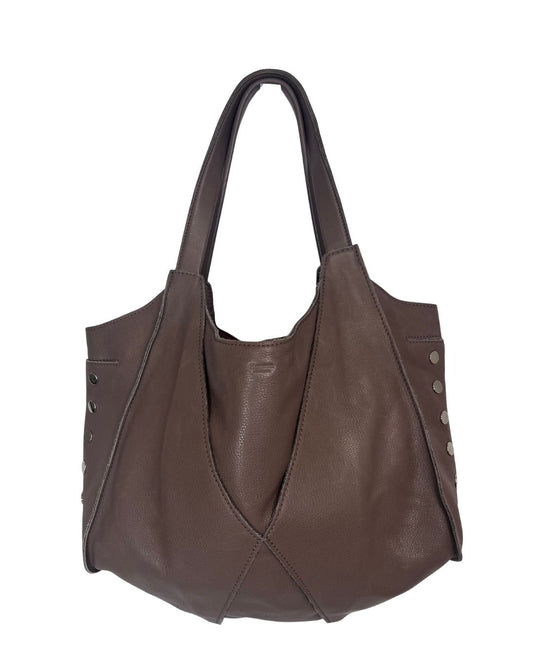 HAMMITT Taupe Leather Hobo Shoulder Bag