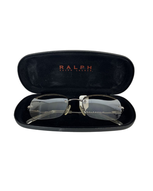 RALPH LAUREN Silver Rimless Sunglasses