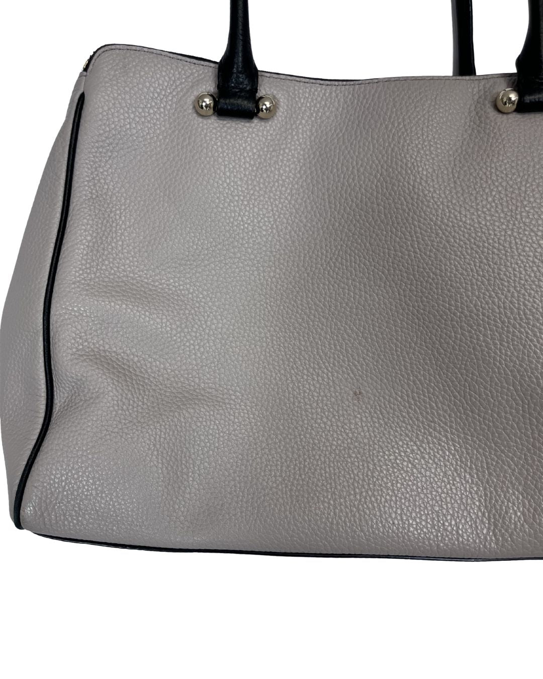 KATE SPADE Charles Street Kensington Taupe Leather Tote Bag