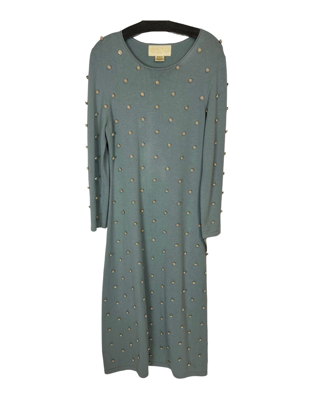 MESTIZA New York Amalia Blue Knit Dress (Size L)