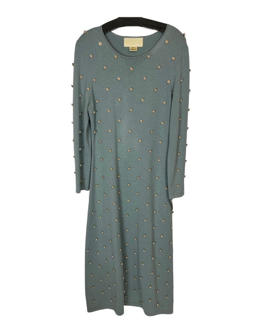 MESTIZA New York Amalia Blue Knit Dress (Size L)