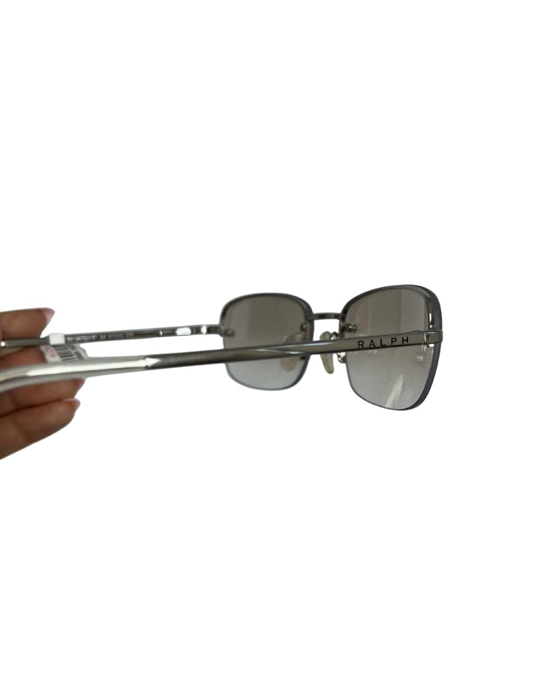 RALPH LAUREN Silver Rimless Sunglasses
