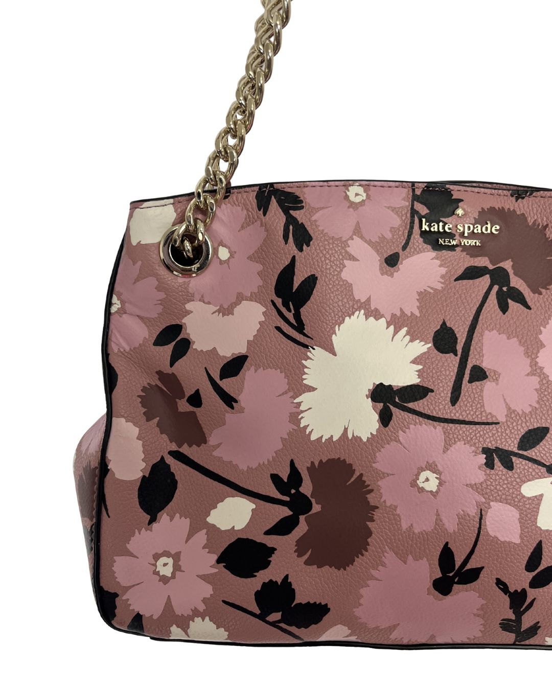 KATE SPADE Briar Lane Gala Pink Floral Shoulder Bag