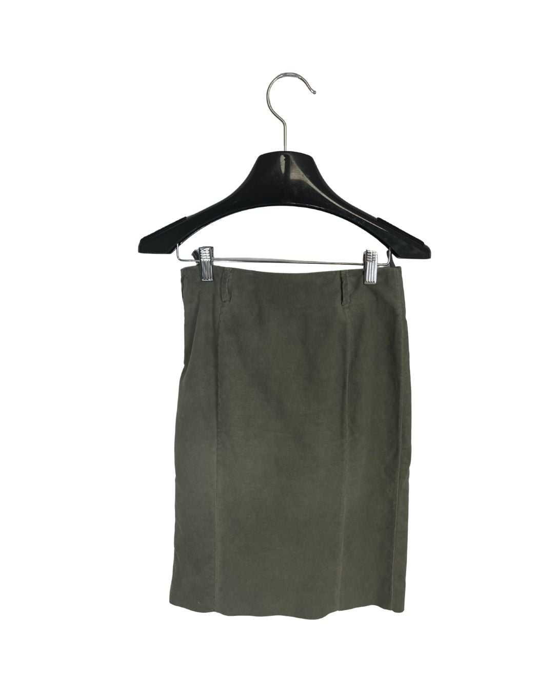 PRADA Olive Green Pencil Skirt (Size XS)