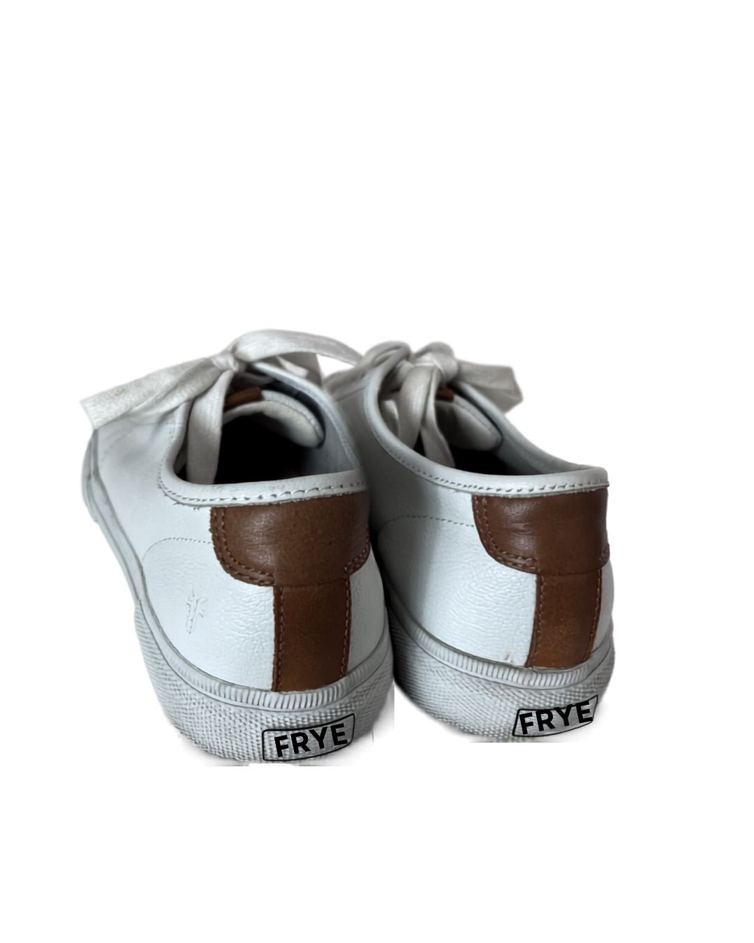 FRYE White Leather Sneakers (Size 7.5)