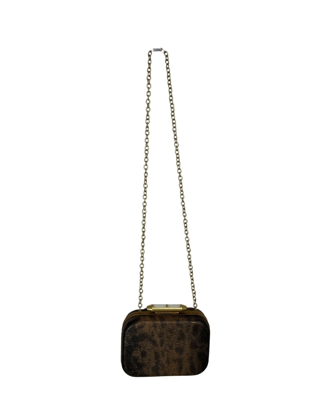 SHANGHAI TANG Black & Bronze Evening Bag