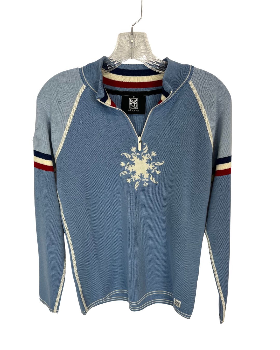 DALE OF NORWAY Vintage Blue Wool Sweater (Size S)