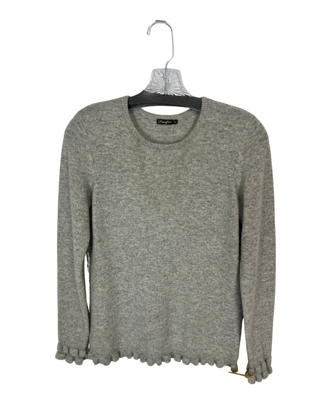 J. McLAUGHLIN Gray Cashmere Sweater (Size XS)