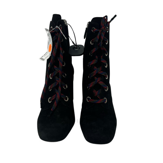 PRADA Suede Lace-Up Boots