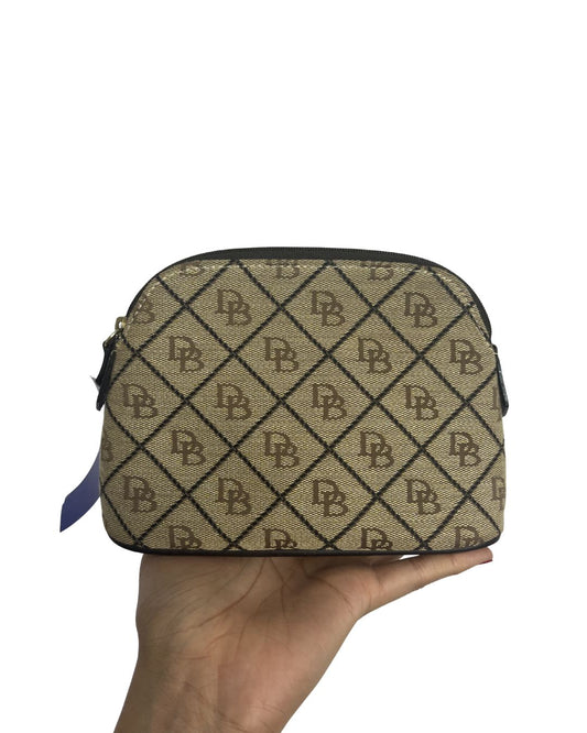 DOONEY & BOURKE Signature Monogram Canvas Pouch