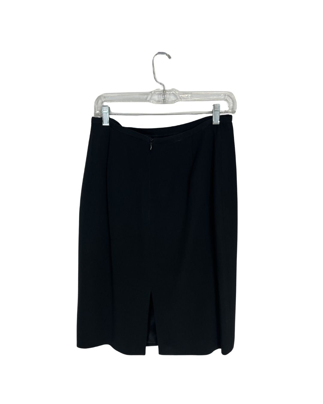 ARMANI COLLEZIONI Black Blazer & Skirt Suit Set (Size 6 )