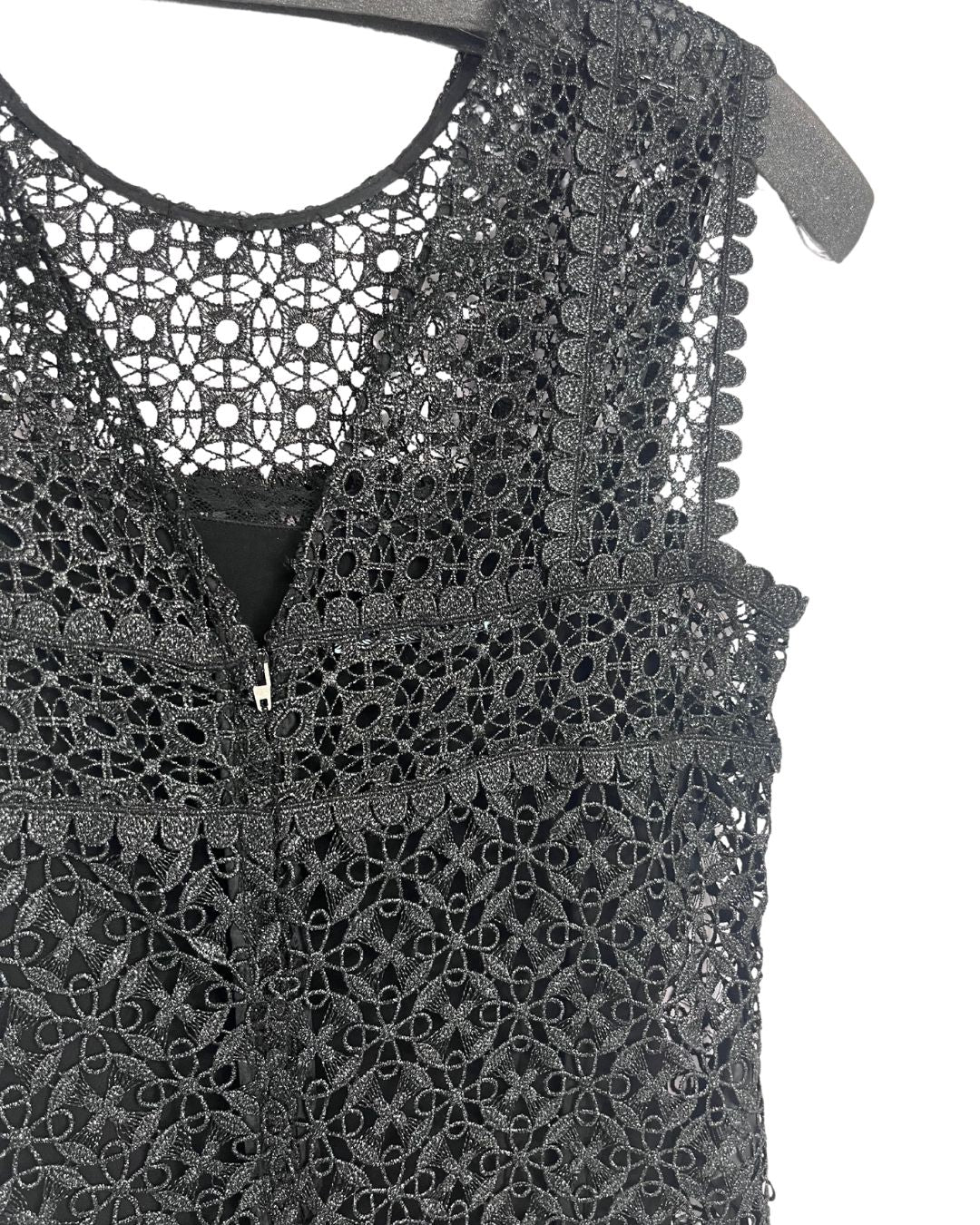 PRADA Black Crochet Dress (Size 2)