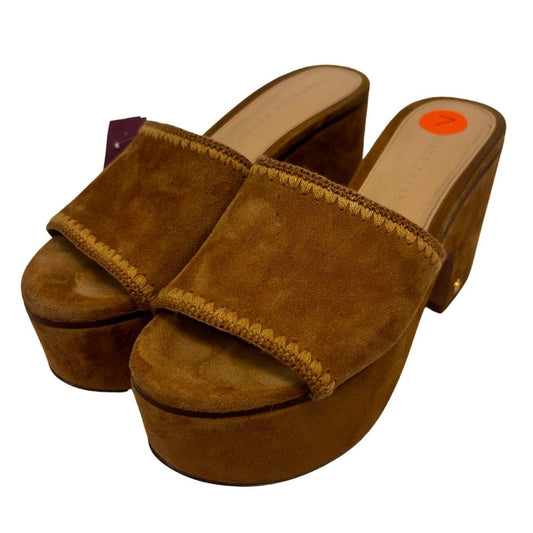 VERONICA BEARD 7 Tan Sandals