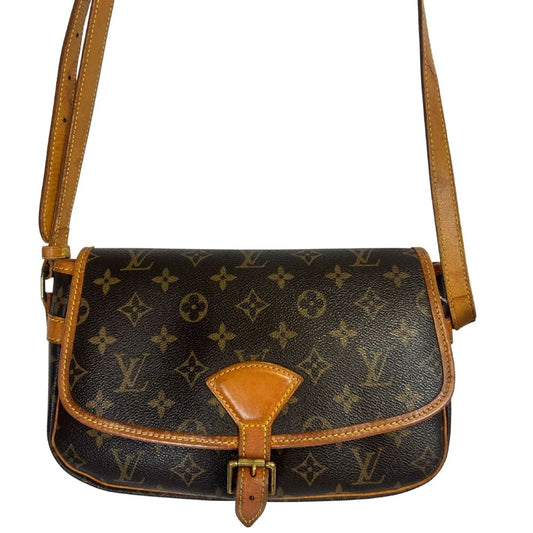 Louis Vuitton Vintage Sologne Monogram Messenger Bag – Brown Canvas with Goldtone Hardware (Authenticated)