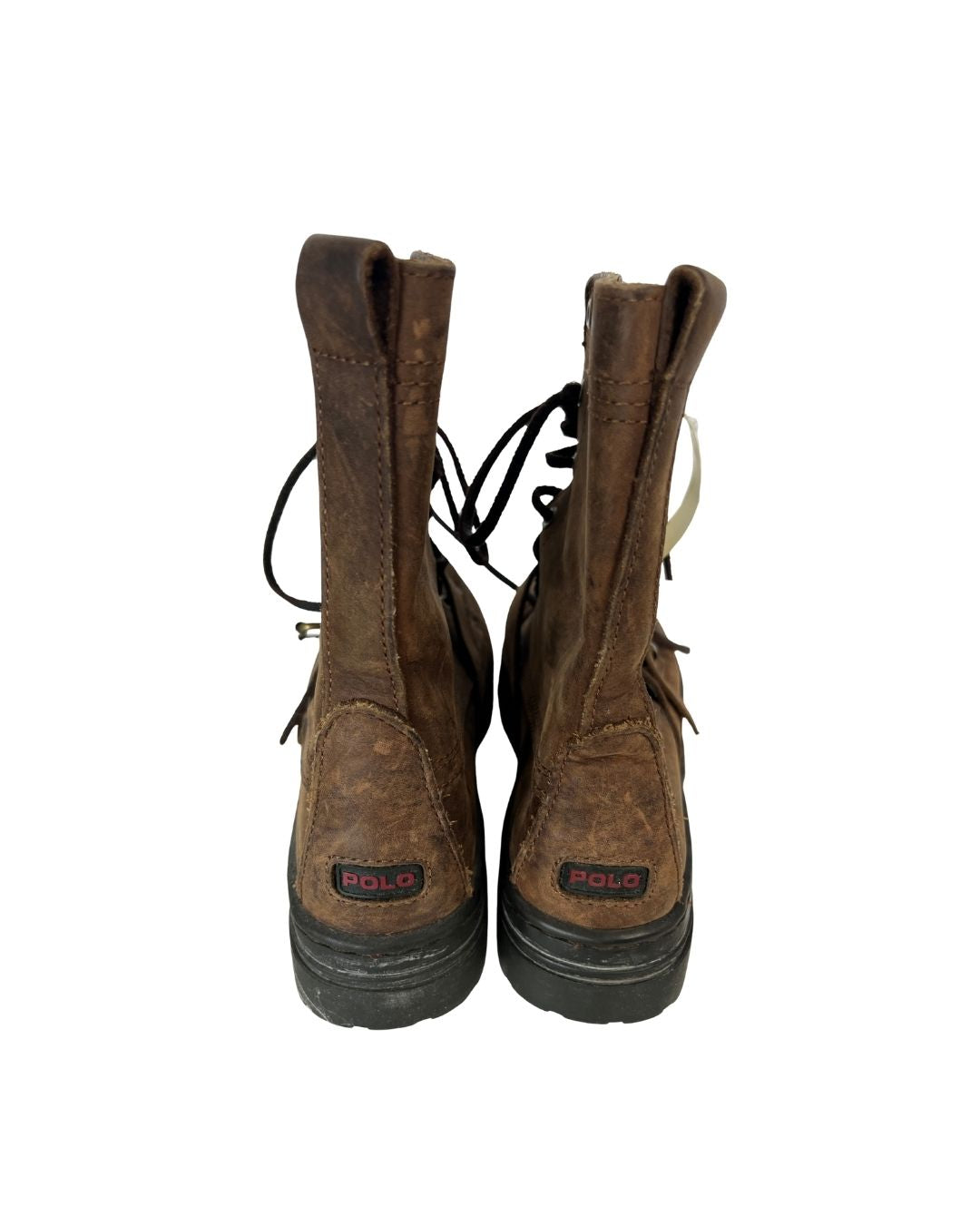 RALPH LAUREN Polo Ranger Brown Leather Boots (US 7.5)