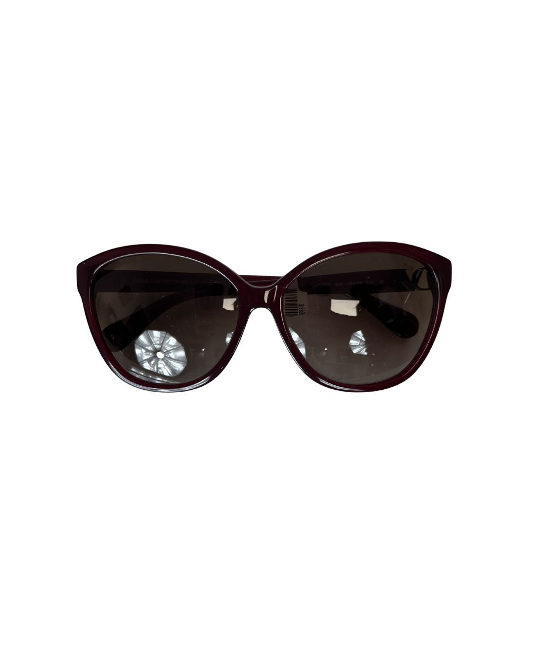 DIANE VON FURSTENBERG Glossy Red Sunglasses