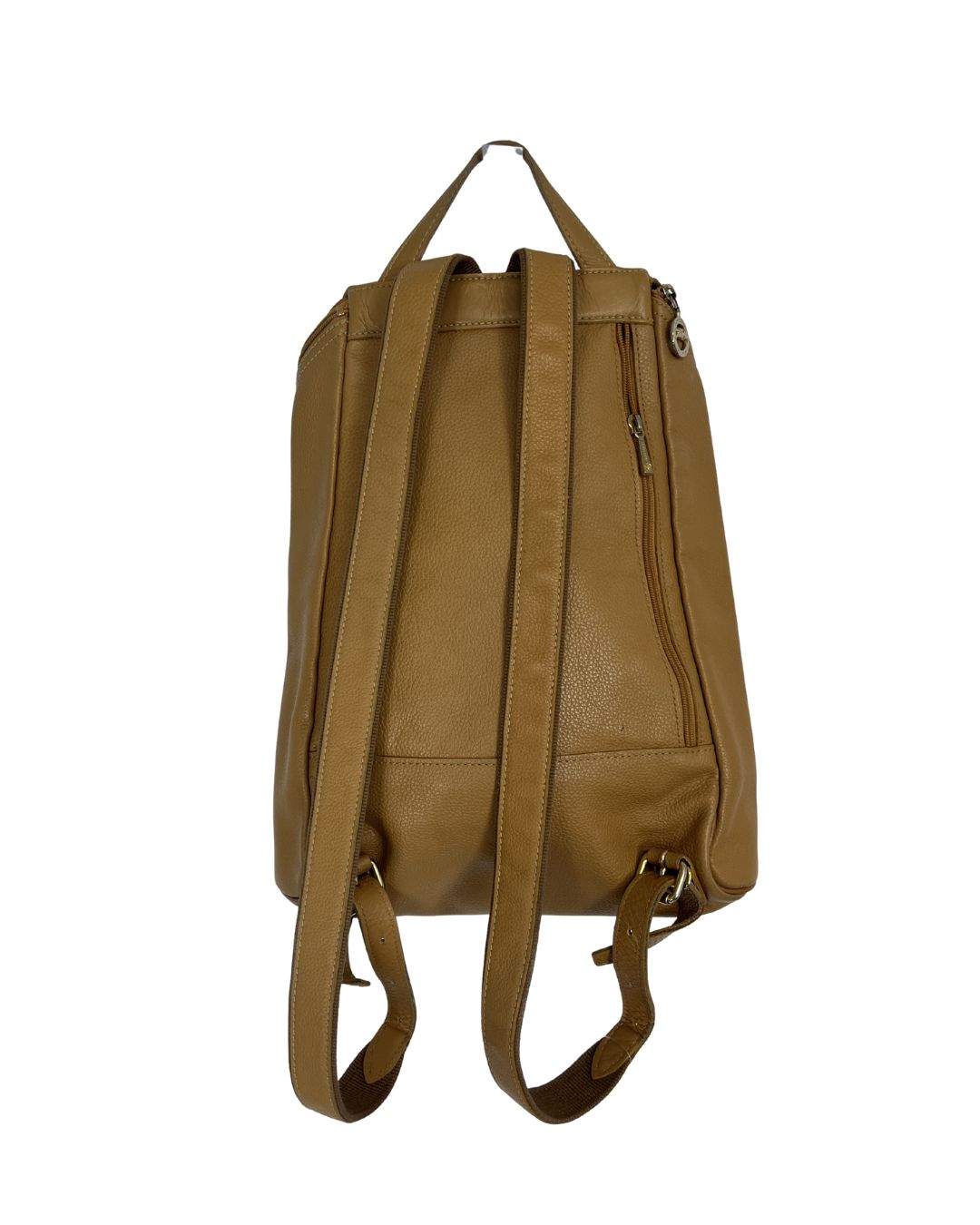LONGCHAMP Tan Leather Backpack
