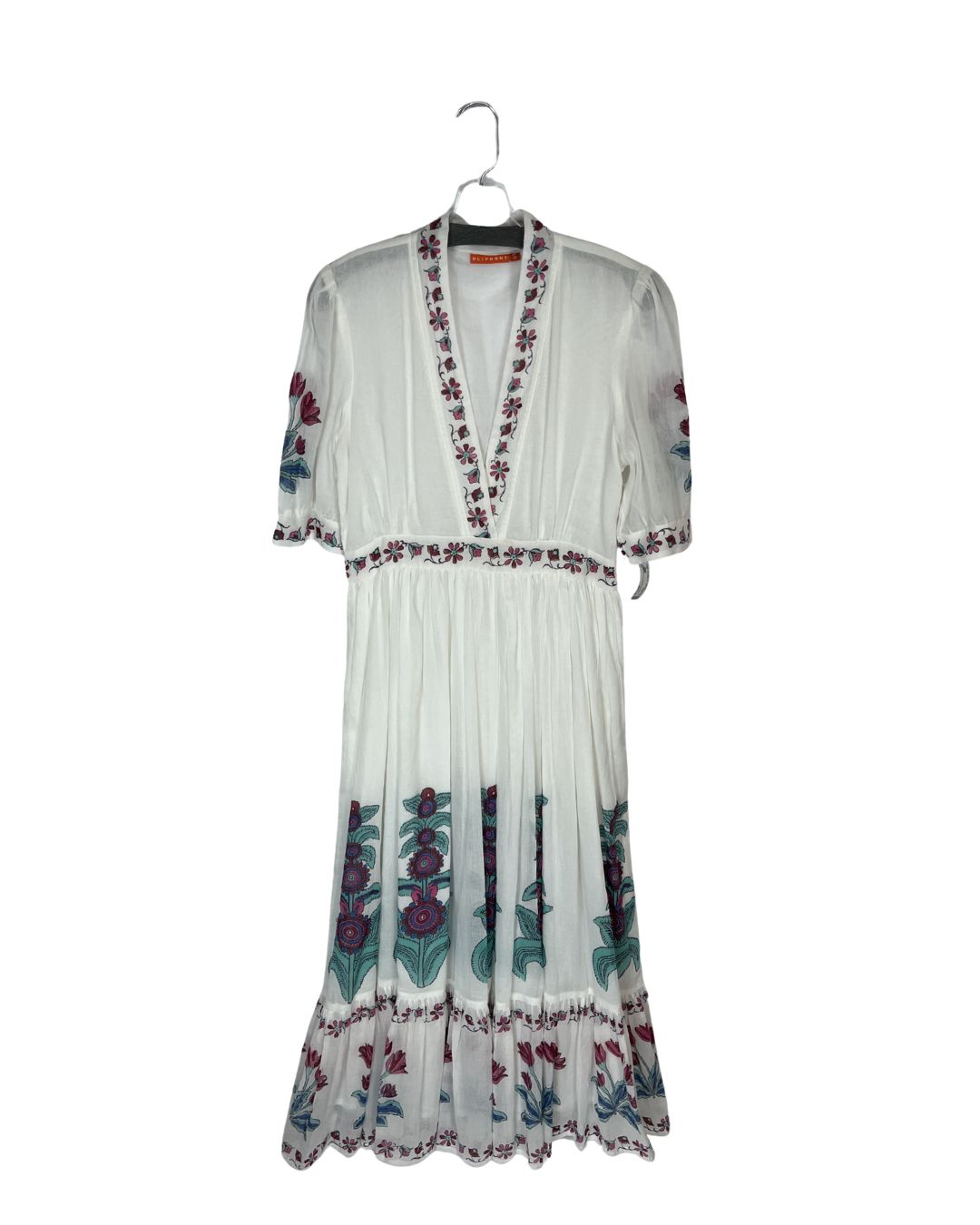 OLIPHANT Kokoro Floral White Dress (Size S)