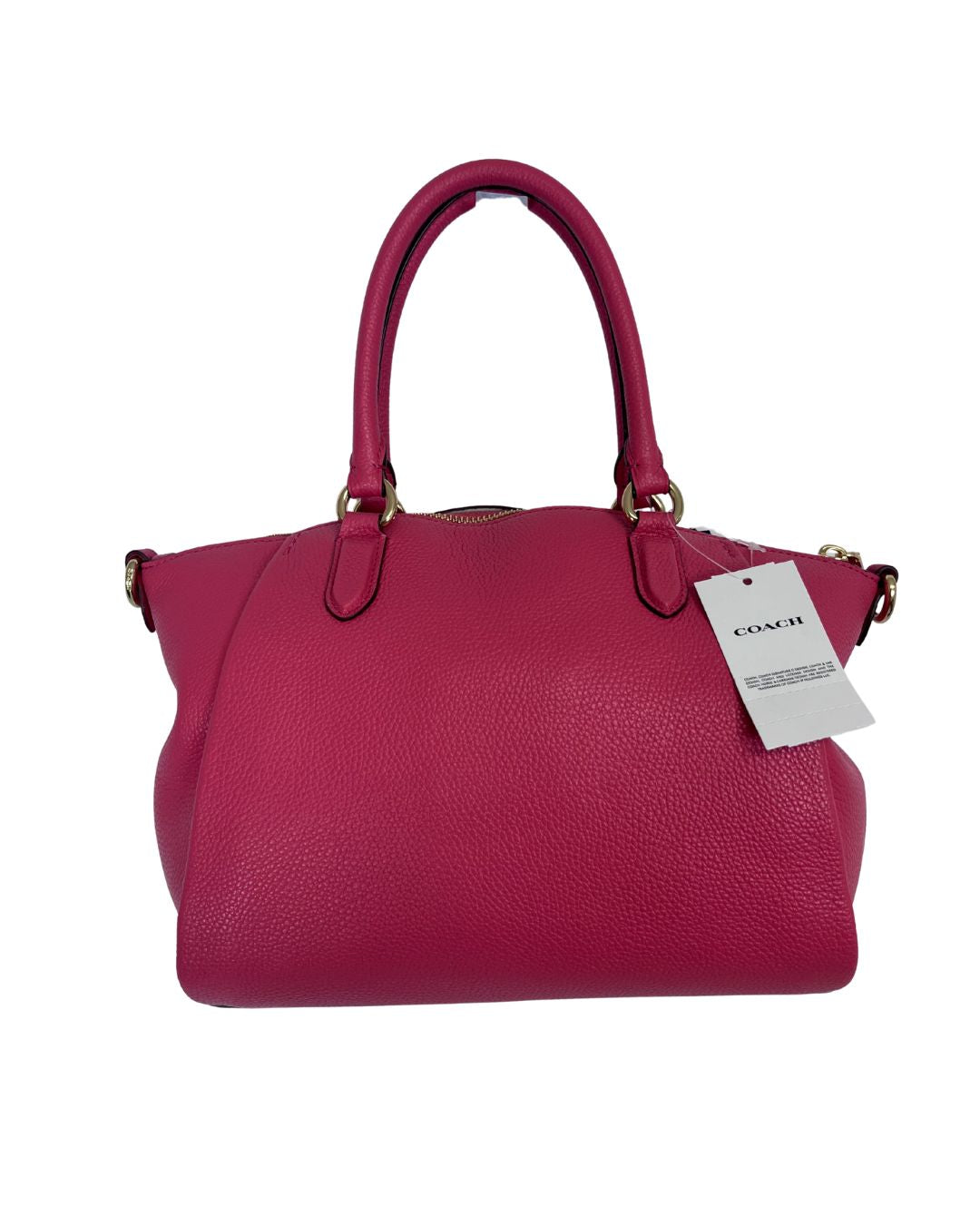 COACH Elise Pink Leather Satchel Handbag