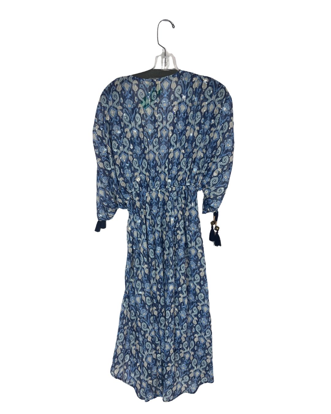 RAMY BROOK Blue Print Long Cover-Up Dress (Size XS)