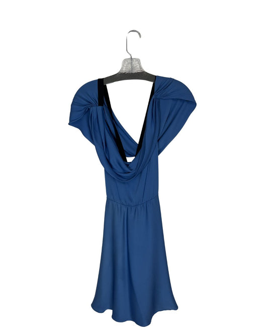 ALICE & OLIVIA Blue Draped Dress (Size S)