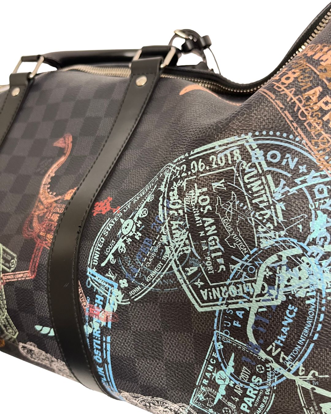 LOUIS VUITTON Keepall Bandouliere Travel Bag