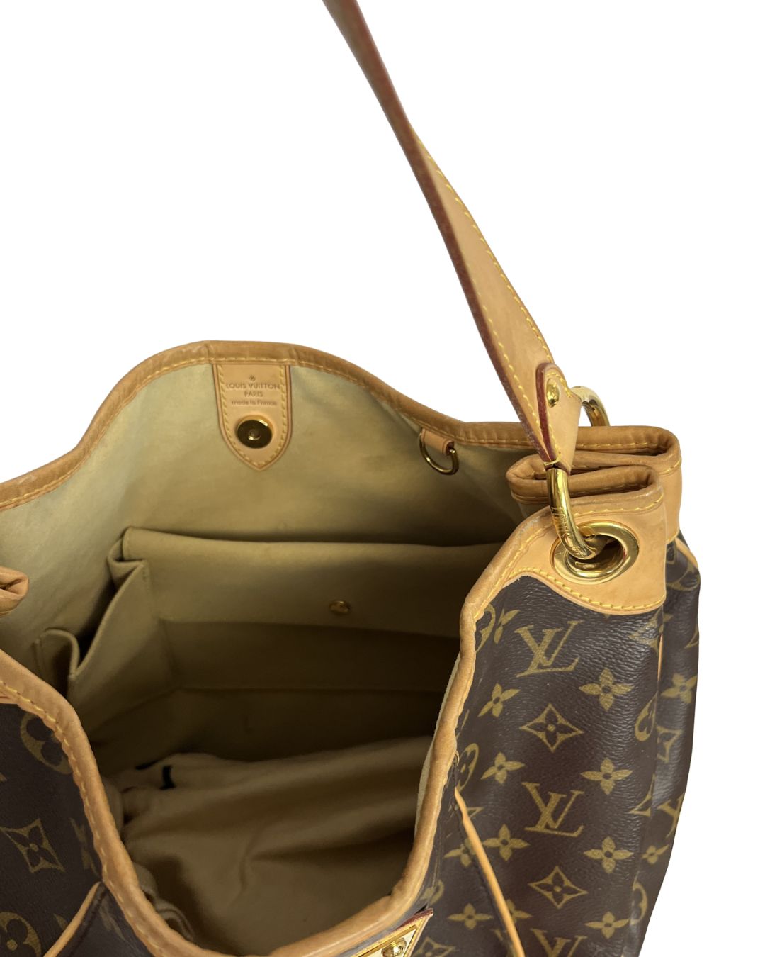 LOUIS VUITTON Monogram Canvas Galliera PM Shoulder Bag