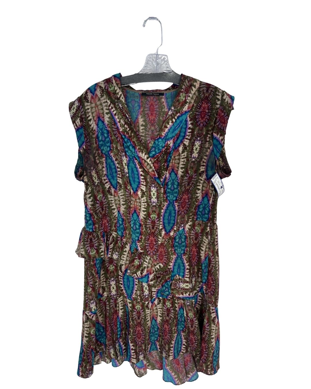 NANETTE LEPORE Tie Dye Ruffle Dress (Size L)