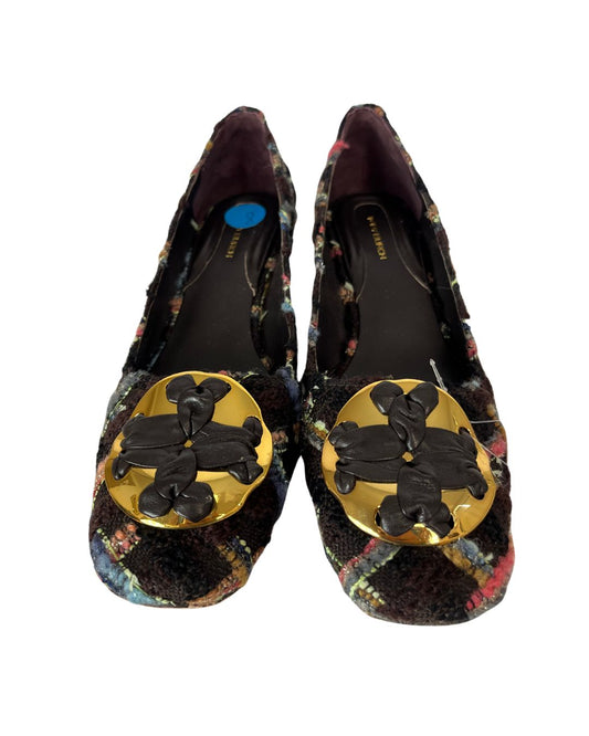 TORY BURCH 8 Black Print Boots