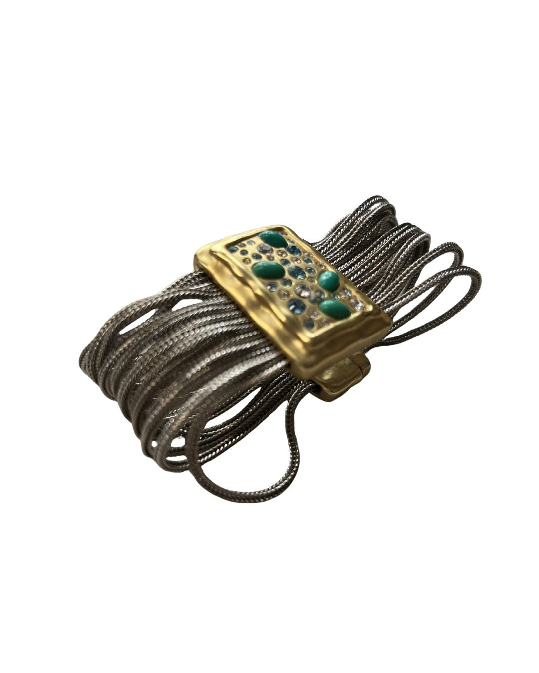 JACQUELINE KENT Silver-tone Stone Bracelet