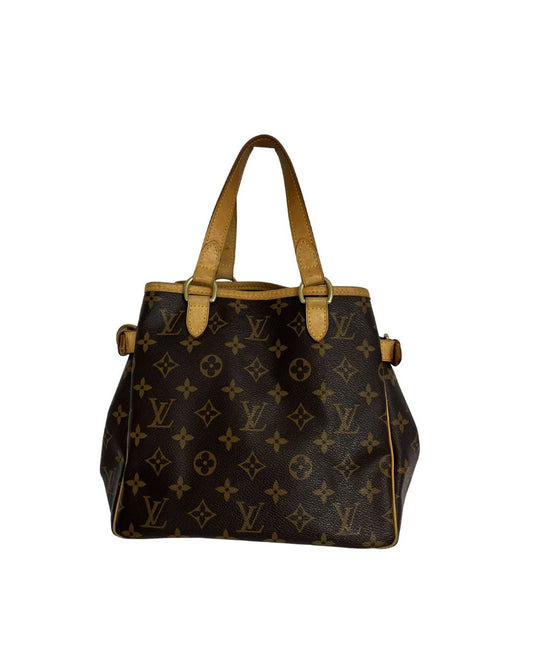 LOUIS VUITTON Batignolles Monogram Canvas Brown Handbag