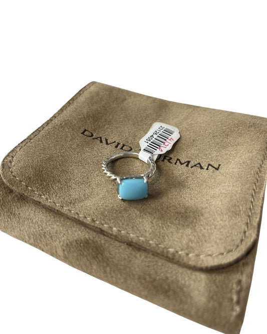DAVID YURMAN Sterling Silver Turquoise Ring