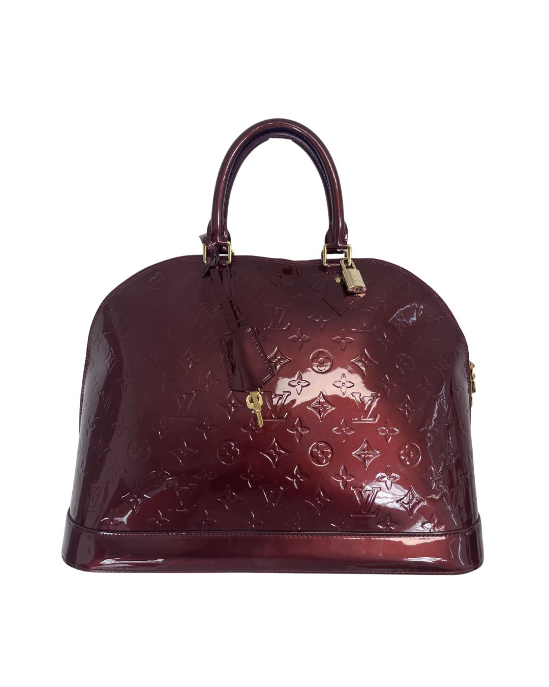 LOUIS VUITTON Alma GM Burgundy Bag
