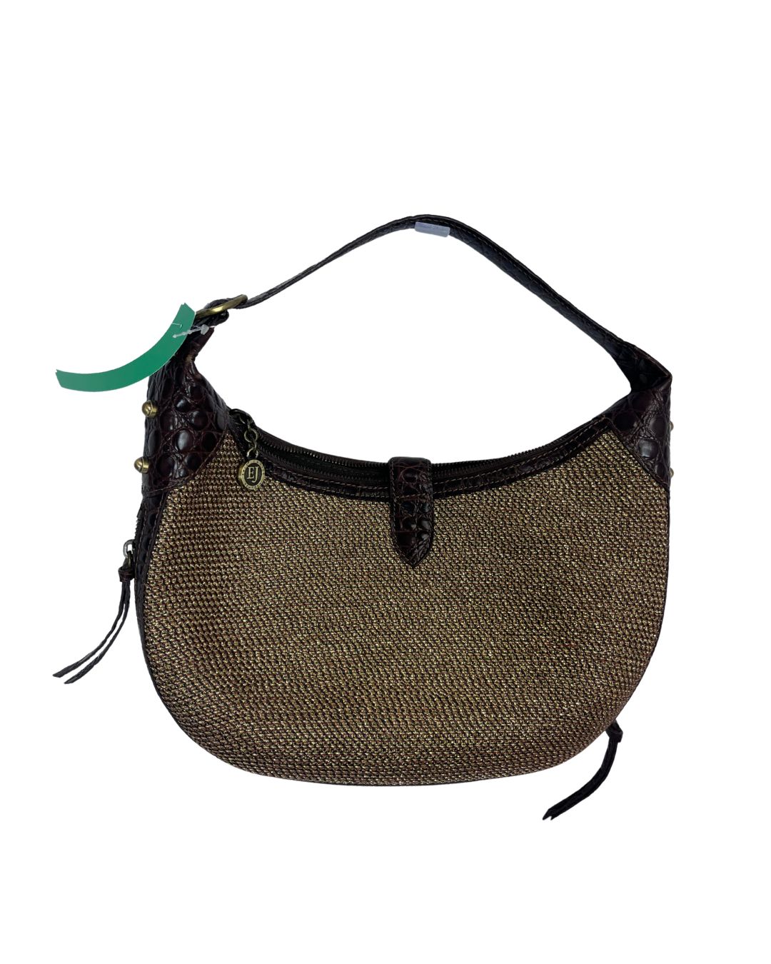ERIC JAVITS Brown Woven Handbag