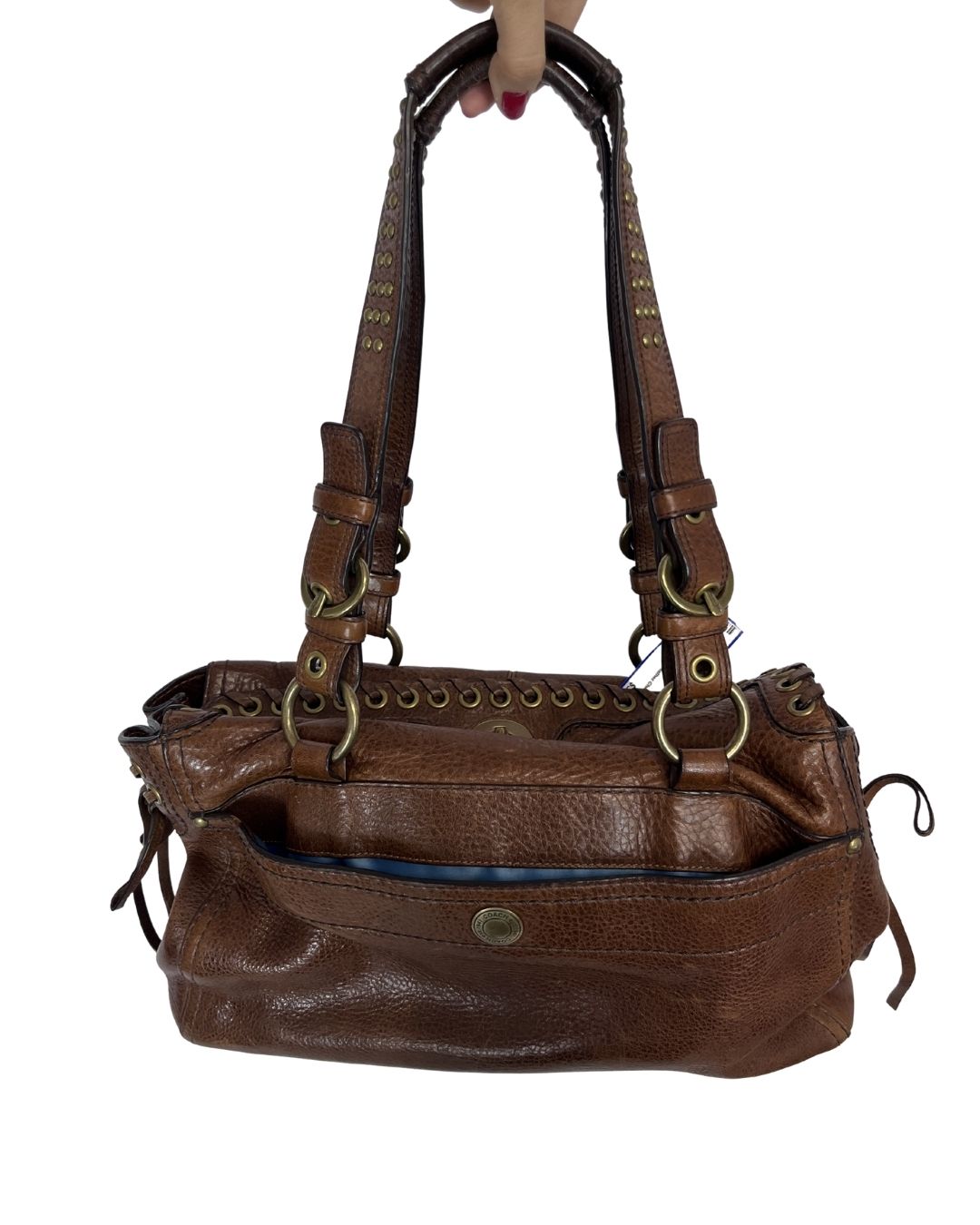 COACH Vintage Chelsea Abbey Brown Leather Satchel Handbag