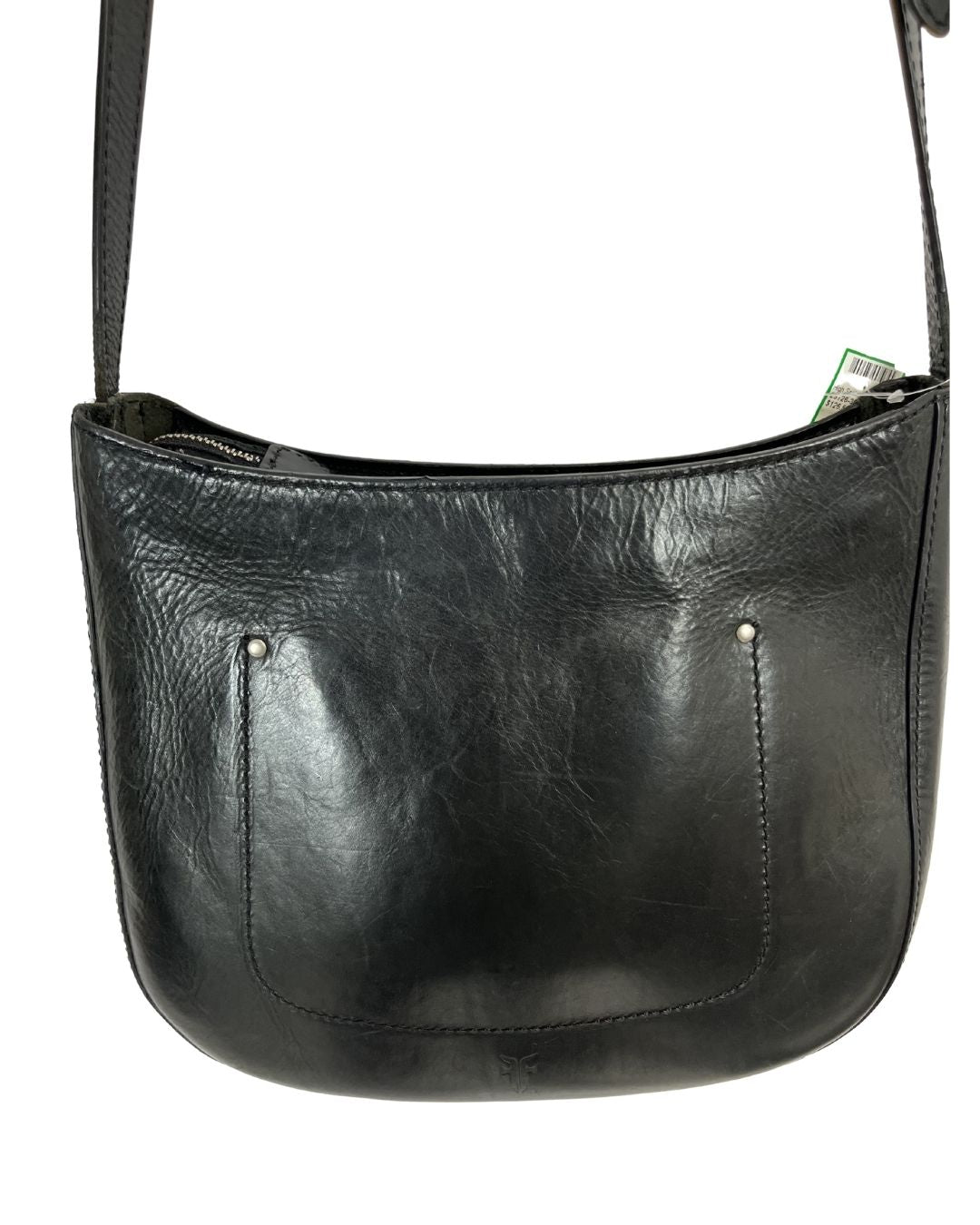 FRYE Black Leather Crossbody Bag