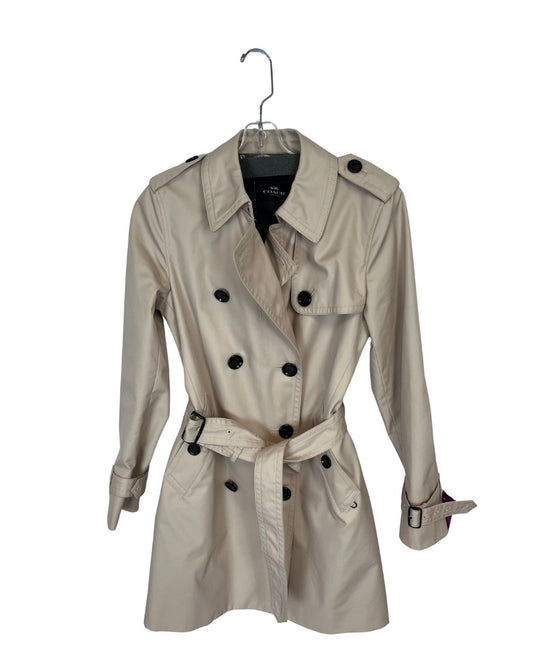 COACH Blush Trench Coat (Size S)