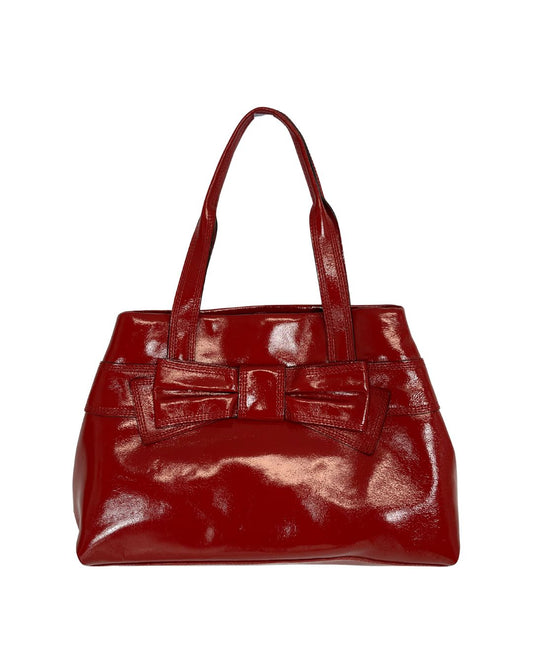 KATE SPADE Claverly Maryanne Red Bow Tote Bag