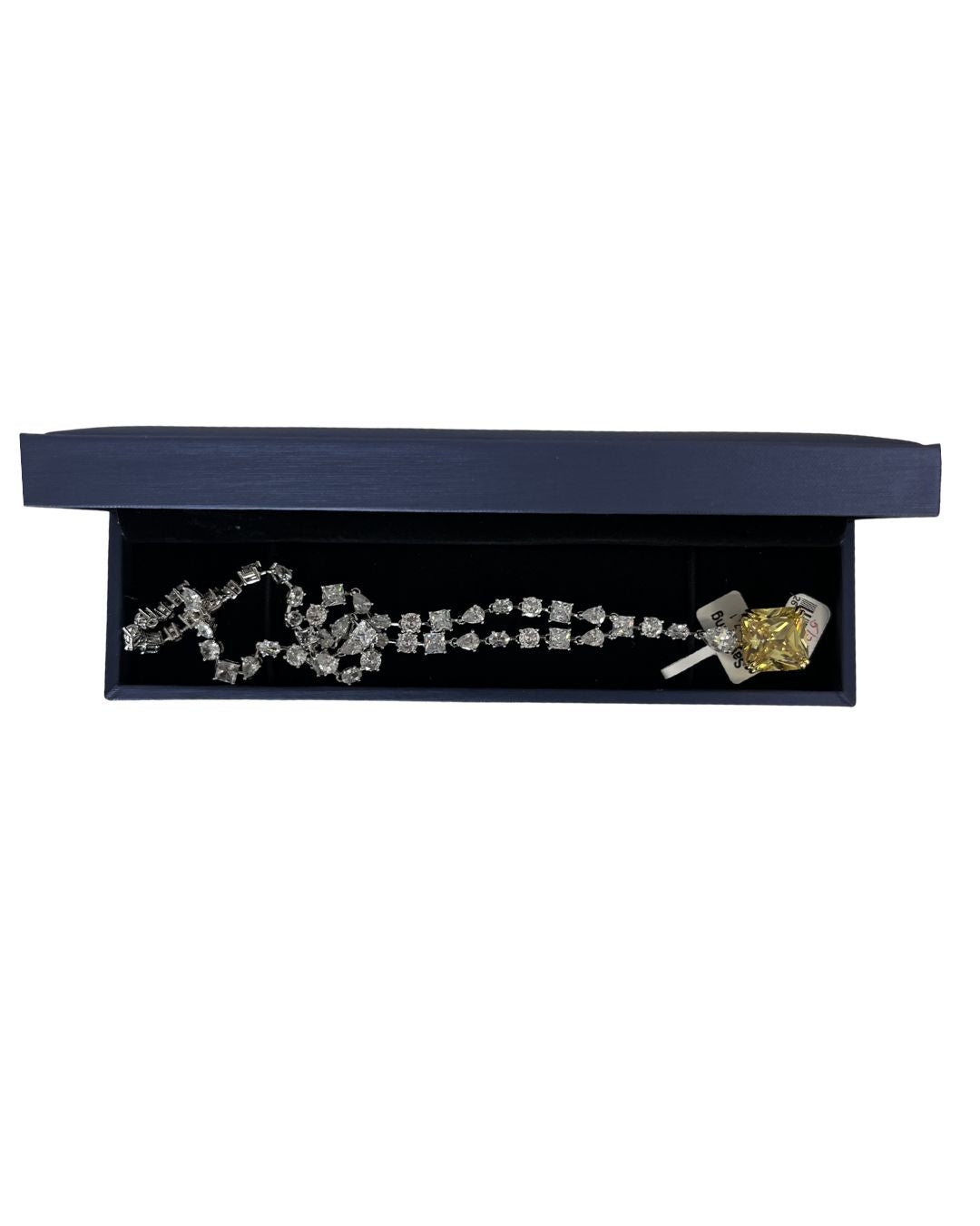 SAYABLING White & Yellow Sapphire Necklace
