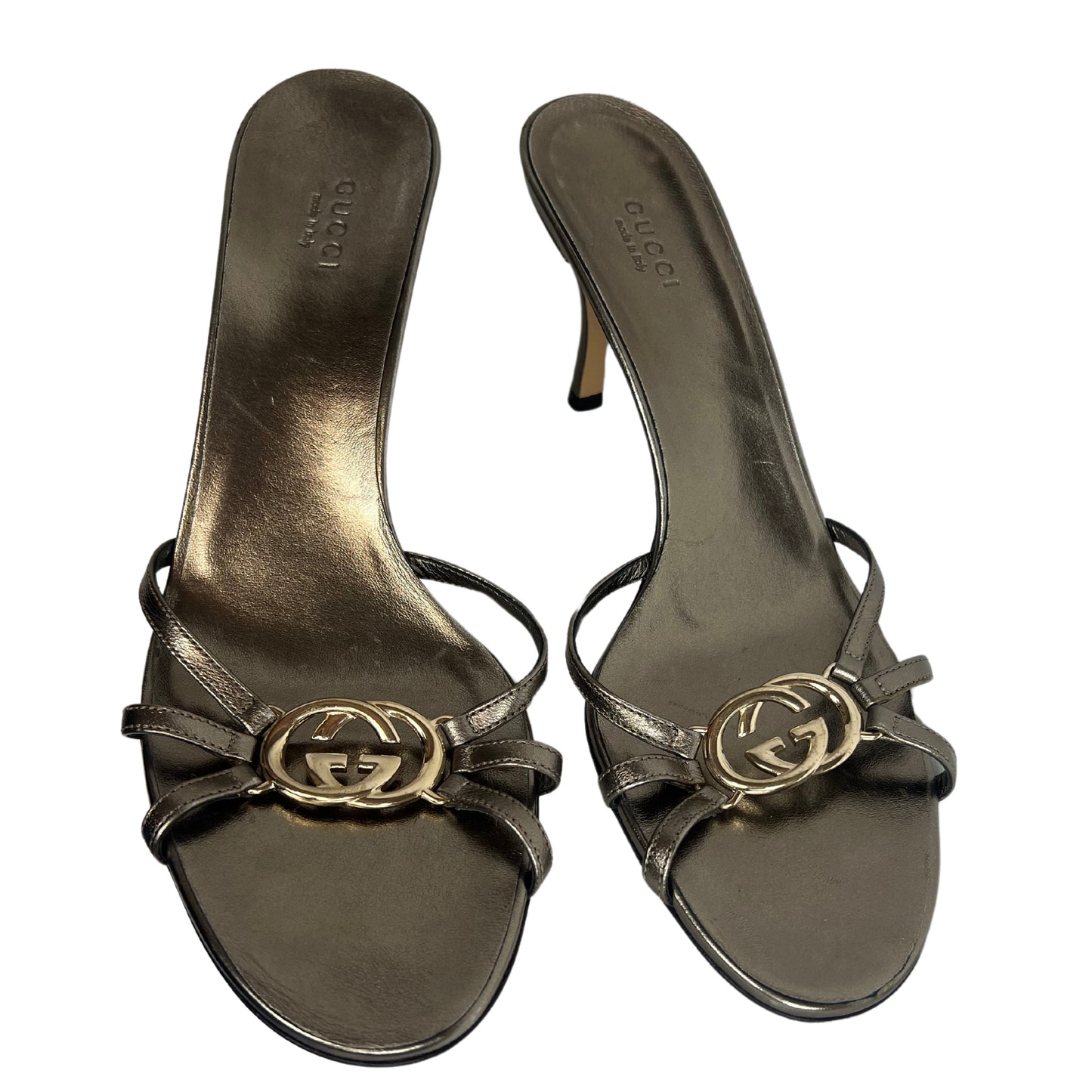 GUCCI Pewter Heels