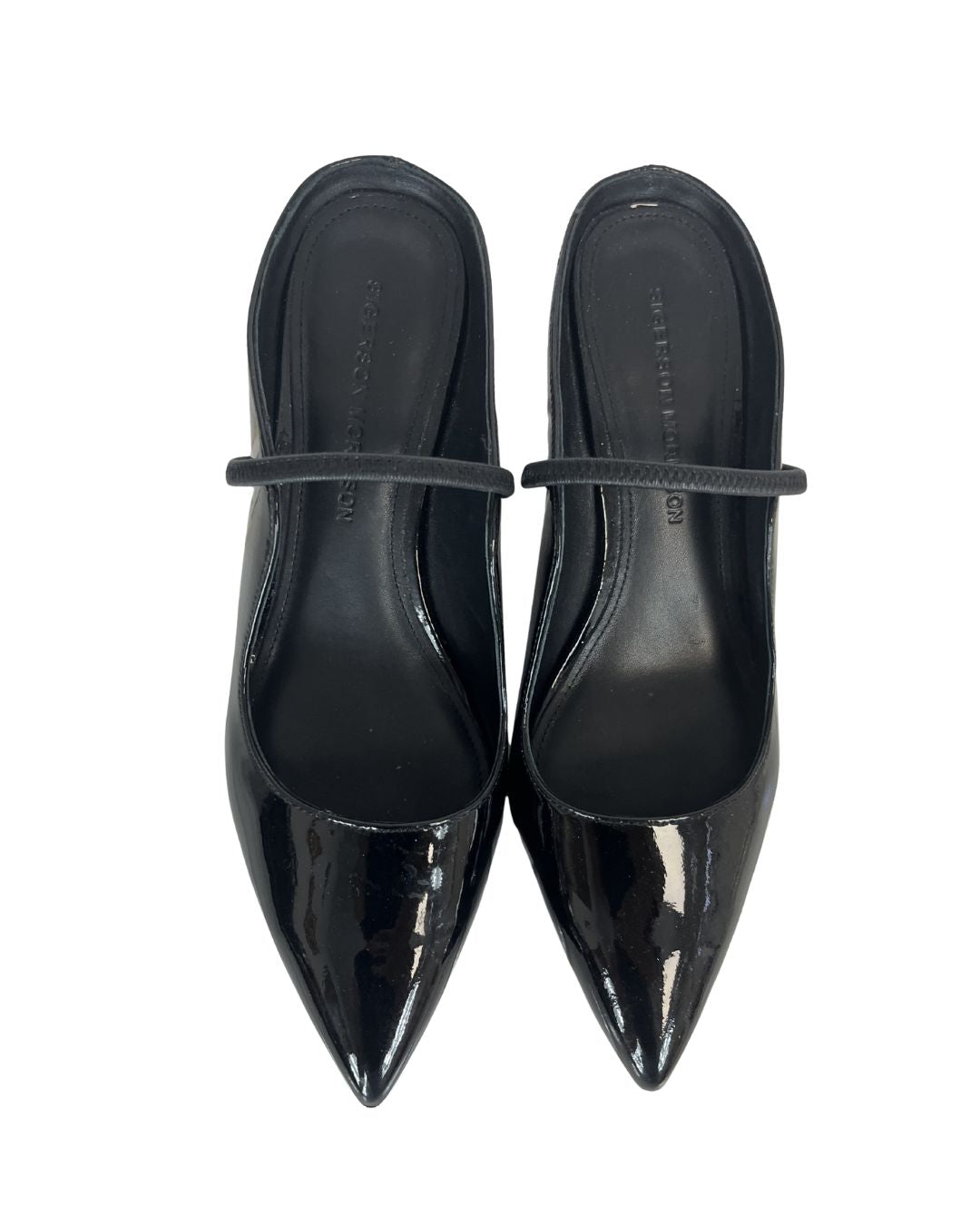 SIGERSON MORRISON Black Leather Heels (Size 6)