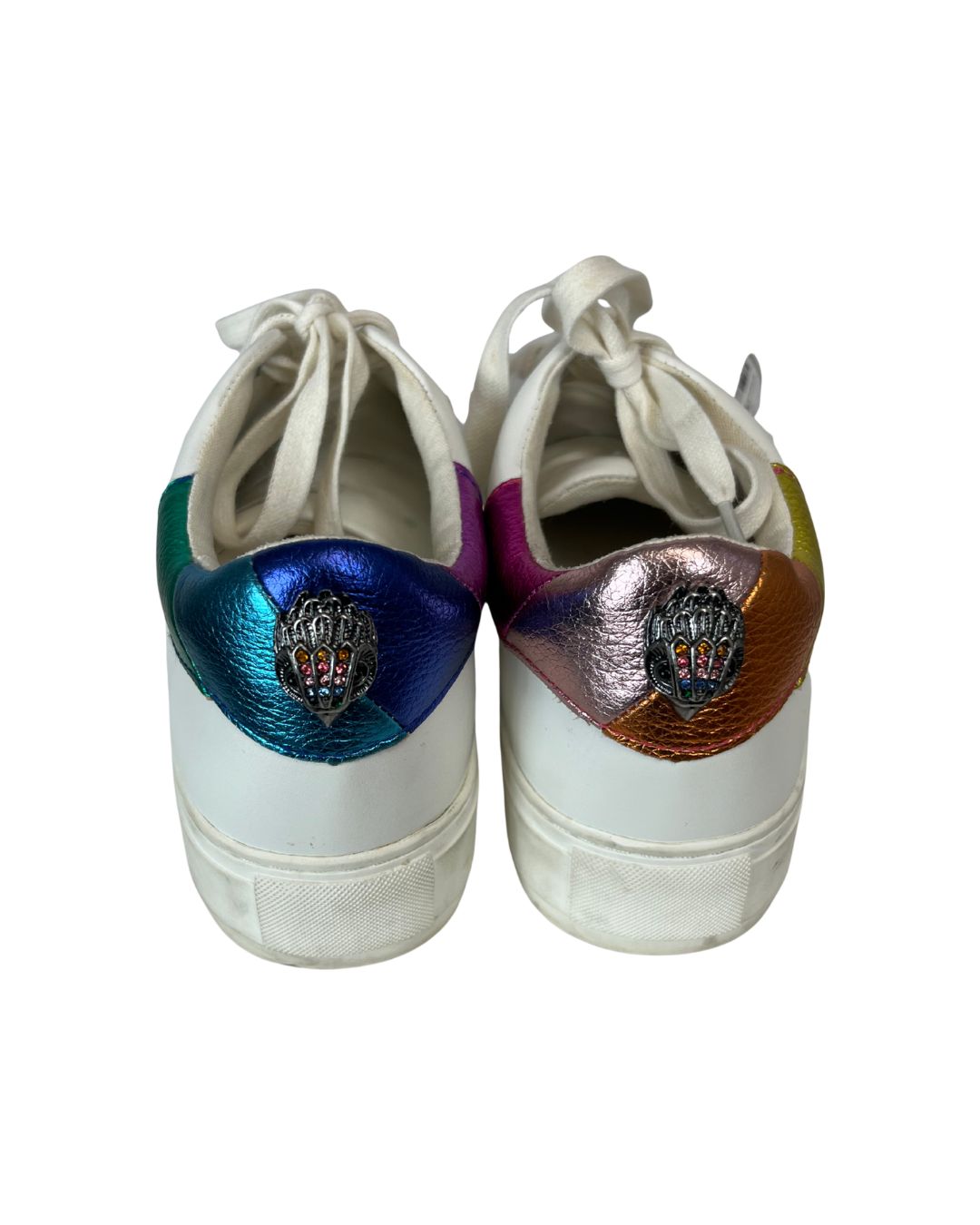 KURT GEIGER White Laney Eagle Sneakers (US 9.5)