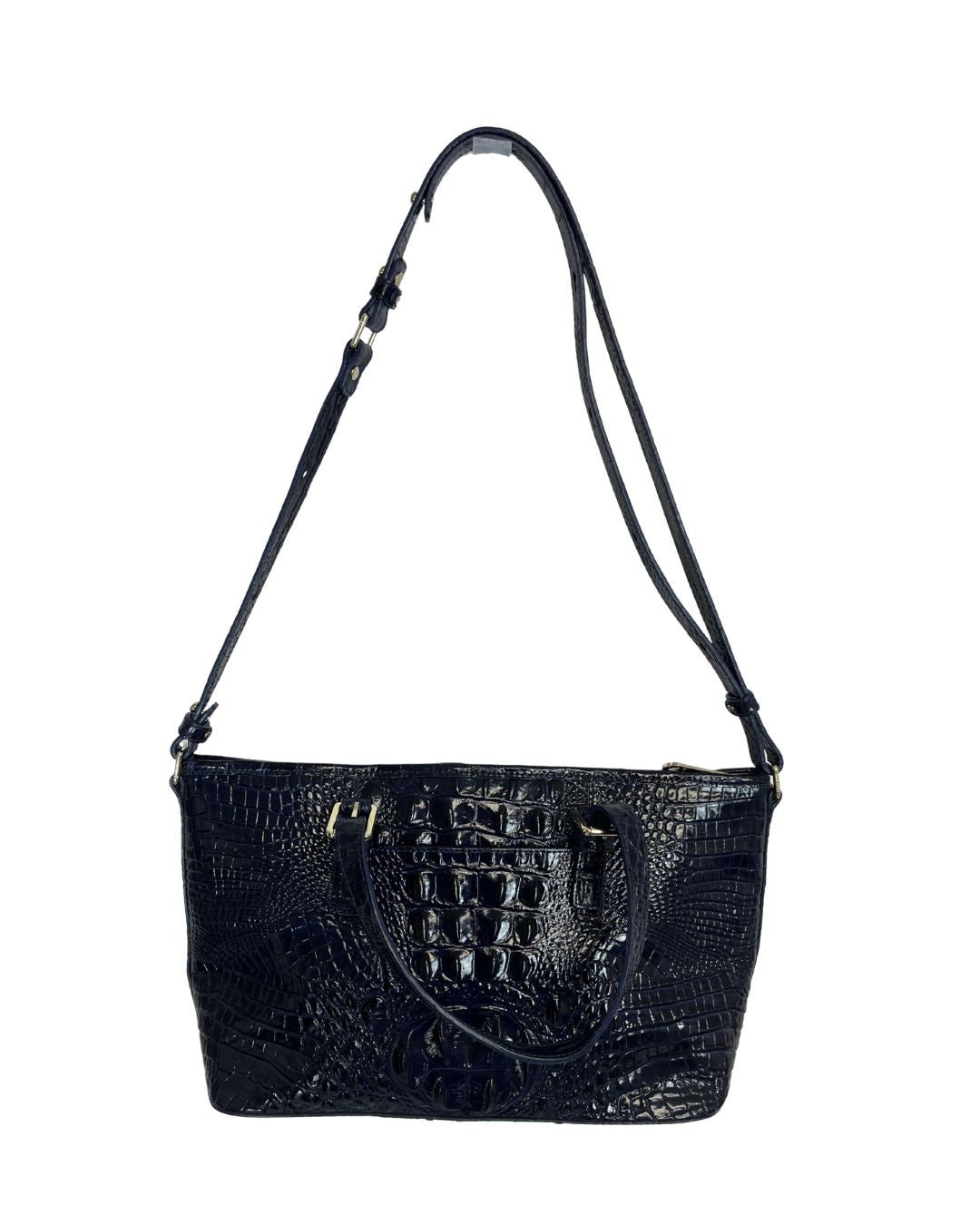 BRAHMIN Medium Asher Blue Tote Bag